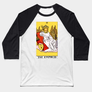 The Empress Tarot Card Baseball T-Shirt